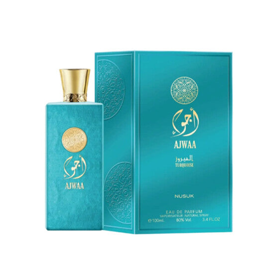Nusuk Unisex Ajwaa Turquoise EDP Spray 3.38 oz Fragrances - Luxurious Fragrance Available Online in Hong Kong & China