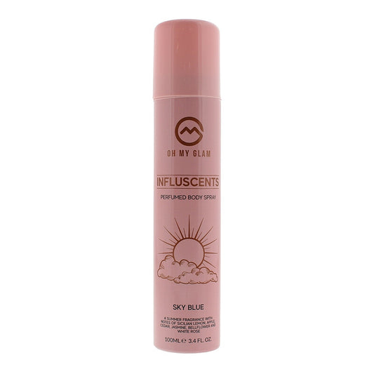 Oh My Glam Ladies Influscent Influscents Sky Blue Body Spray 3.4 oz Fragrances (Wholesale) - Luxurious Fragrance Available Online in Hong Kong & China
