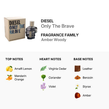 Diesel Only the Brave / Diesel EDT Spray 2.5 oz (m) (Wholesale) - Luxurious Fragrance Available Online in Hong Kong & China