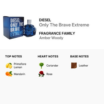 Diesel Only The Brave Extreme by Diesel for Men - 2.5 oz EDT Spray (Wholesale) - Luxurious Fragrance Available Online in Hong Kong & China