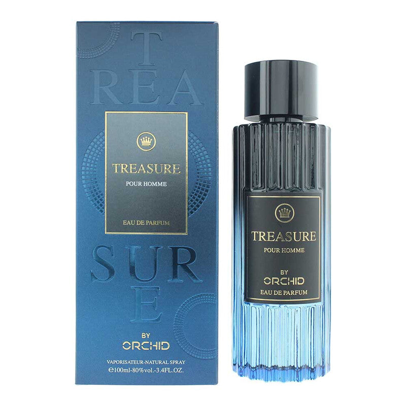 Orchid Men's Treasure Pour Homme EDP 3.4 oz Fragrances - Luxurious Fragrance Available Online in Hong Kong & China
