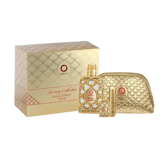 Orientica Ladies Royal Amber Gift Set Fragrances (Wholesale) - Luxurious Fragrance Available Online in Hong Kong & China