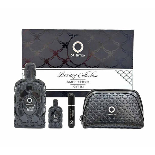 Orientica Unisex Amber Noir Gift Set - Luxurious Fragrance Available Online in Hong Kong & China