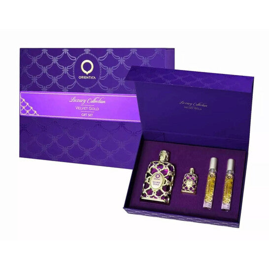 Orientica Unisex Velvet Gold Gift Set Fragrances - Luxurious Fragrance Available Online in Hong Kong & China
