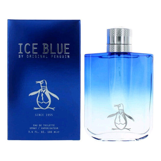 Original Penguin Men's Ice Blue EDT Spray 3.4 oz Fragrances (Wholesale) - Luxurious Fragrance Available Online in Hong Kong & China