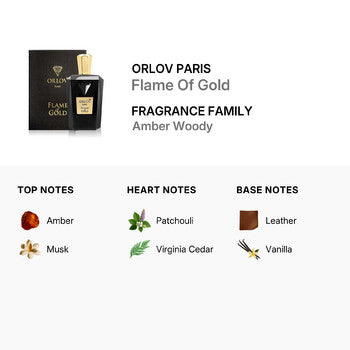 Orlov Paris Unisex Flame Of Gold EDP 2.5 oz Fragrances (Wholesale) - Luxurious Fragrance Available Online in Hong Kong & China