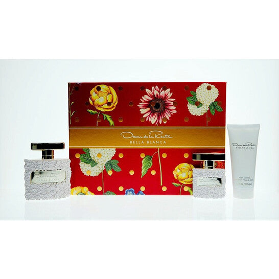 Oscar De La Renta Ladies Bella Blanca Gift Set Skin Care  - Luxurious Fragrance Available Online in Hong Kong & China