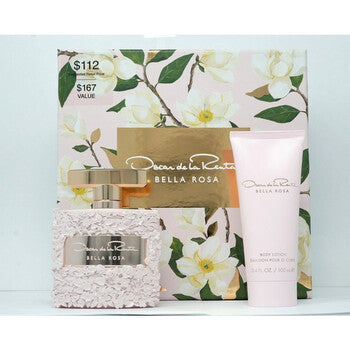 Oscar De La Renta Ladies Bella Rosa Gift Set Fragrances  (Wholesale) - Luxurious Fragrance Available Online in Hong Kong & China