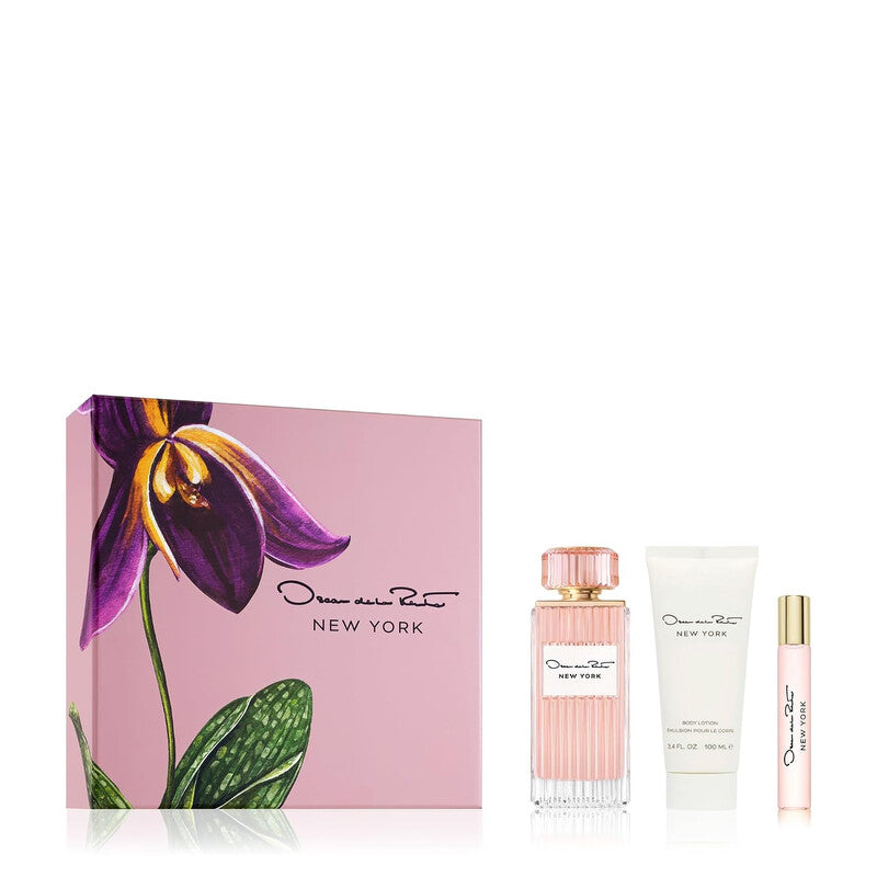 Oscar De La Renta Ladies New York Gift Set Fragrances - Luxurious Fragrance Available Online in Hong Kong & China