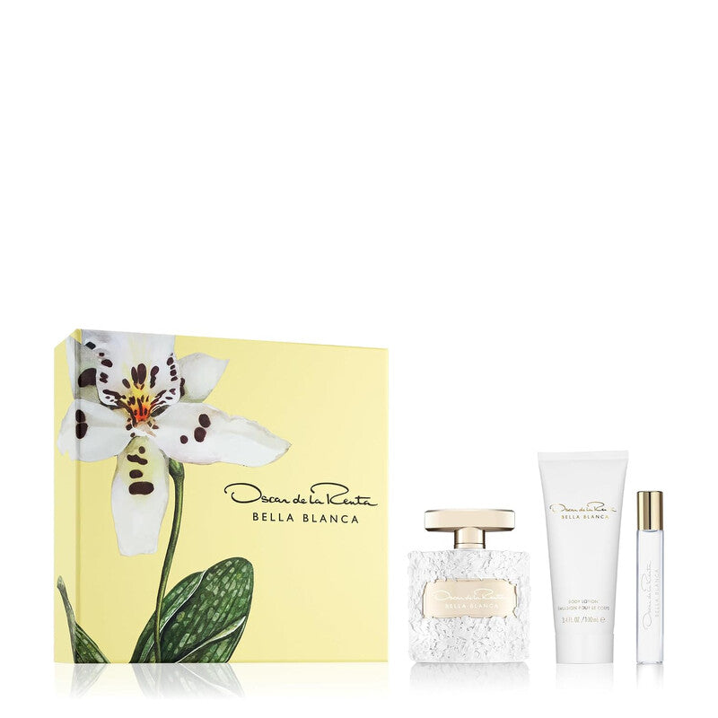 Oscar De La Renta Ladies Oscar Bella Blanca Gift Set Fragrances - Luxurious Fragrance Available Online in Hong Kong & China