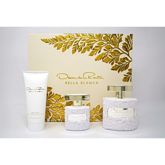 Oscar De La Renta Ladies Oscar Bella Blanca Gift Set Fragrances - Luxurious Fragrance Available Online in Hong Kong & China