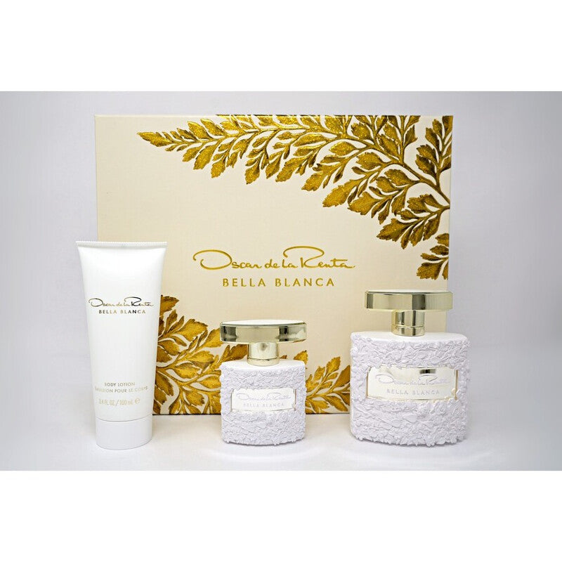 Oscar De La Renta Ladies Oscar Bella Blanca Gift Set Fragrances (Wholesale) - Luxurious Fragrance Available Online in Hong Kong & China