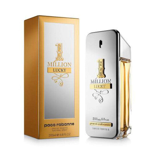 Paco Rabanne Men's 1 Million Lucky EDT Spray 6.8 oz Fragrances (Wholesale) - Luxurious Fragrance Available Online in Hong Kong & China