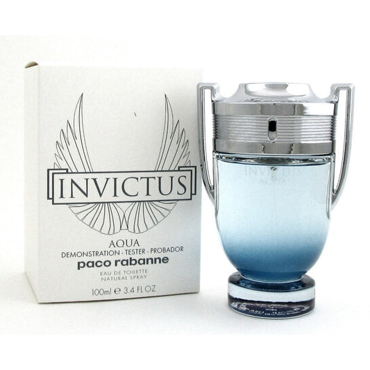 Paco Rabanne Men's Invictus Aqua EDT Spray 3.4 oz (Tester) Fragrances - Luxurious Fragrance Available Online in Hong Kong & China