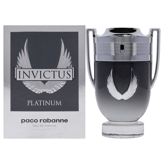 Paco Rabanne Men's Invictus Platinum EDP Spray 3.4 oz Fragrances - Luxurious Fragrance Available Online in Hong Kong & China