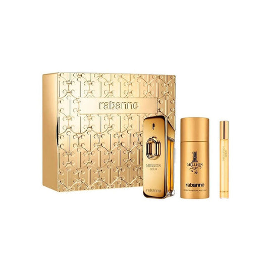 Paco Rabanne Men's Million Gold Intense Gift Set Fragrances - Luxurious Fragrance Available Online in Hong Kong & China