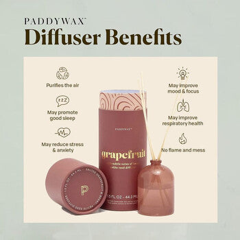 Paddywax Unisex Grapefruit Diffuser 1.5 oz Fragrances (Wholesale) - Luxurious Fragrance Available Online in Hong Kong & China