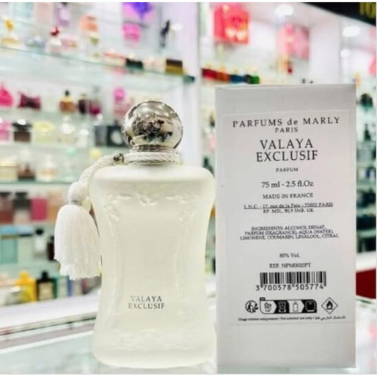 Parfums De Marly Ladies Valaya Exclusif EDP 2.5 oz (Tester) Fragrances (Wholesale) - Luxurious Fragrance Available Online in Hong Kong & China