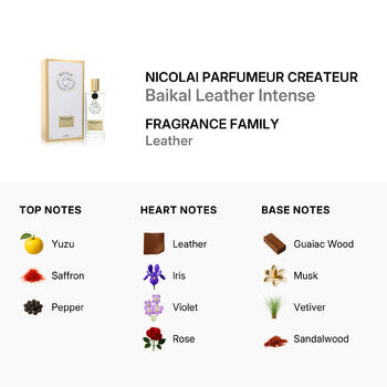 Nicolai Parfumeur Createur Parfums de Nicolai Unisex Baikal Leather Intense EDP 3.4 oz Fragrances (Wholesale) - Luxurious Fragrance Available Online in Hong Kong & China
