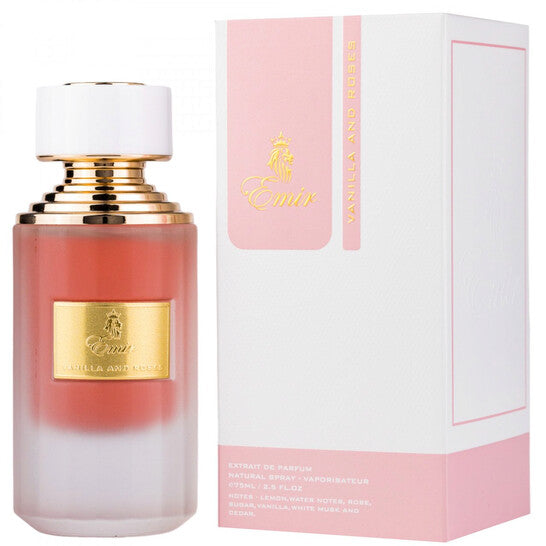 Paris Corner Ladies Emir Vanilla and Roses EDP Spray 2.5 oz - Luxurious Fragrance Available Online in Hong Kong & China