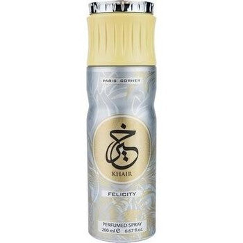 Paris Corner Ladies Khair Felicity Body Spray 6.67 Fragrances (Wholesale) - Luxurious Fragrance Available Online in Hong Kong & China
