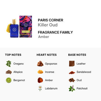 Paris Corner Men's Killer Oud EDP 3.4 oz (Wholesale) - Luxurious Fragrance Available Online in Hong Kong & China