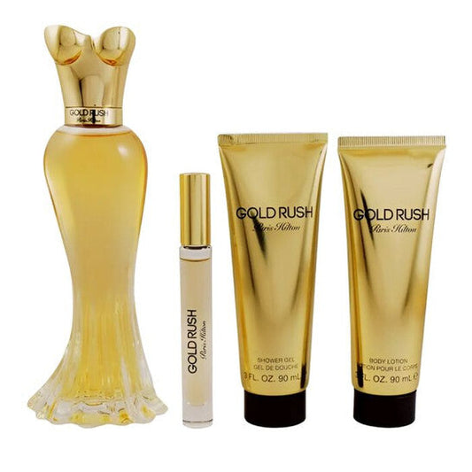 Paris Hilton Ladies Gold Rush Gift Set Fragrances (Wholesale) - Luxurious Fragrance Available Online in Hong Kong & China
