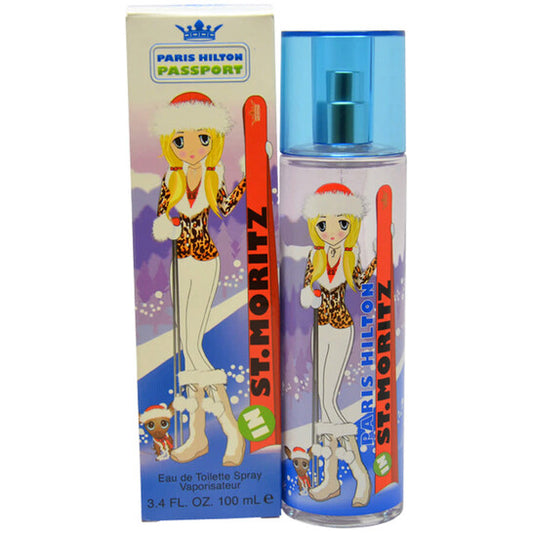 Paris Hilton Passport St. Moritz by Paris Hilton for Women - 3.4 oz EDT Spray - Luxurious Fragrance Available Online in Hong Kong & China