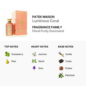 Patek Maison Unisex Luminous Coral EDP Spray 3.4 oz (100ml) (Wholesale) - Luxurious Fragrance Available Online in Hong Kong & China