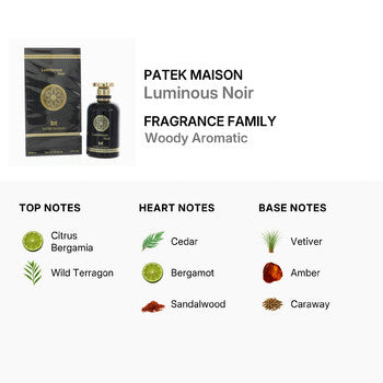 Patek Maison Unisex Luminous Noir EDT Spray 3.4 oz - Luxurious Fragrance Available Online in Hong Kong & China