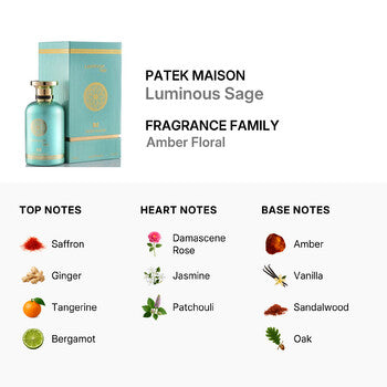 Patek Maison Unisex Luminous Sage EDP Spray 3.4 oz (100ml) (Wholesale) - Luxurious Fragrance Available Online in Hong Kong & China