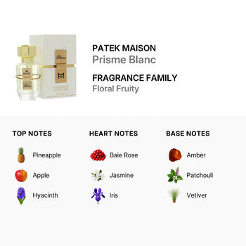 Patek Maison Unisex Prisme Blanc EDP Spray 1 oz (Wholesale) - Luxurious Fragrance Available Online in Hong Kong & China