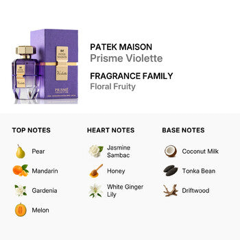 Patek Maison Unisex Prisme Violette EDP Spray 3.0 oz - Luxurious Fragrance Available Online in Hong Kong & China