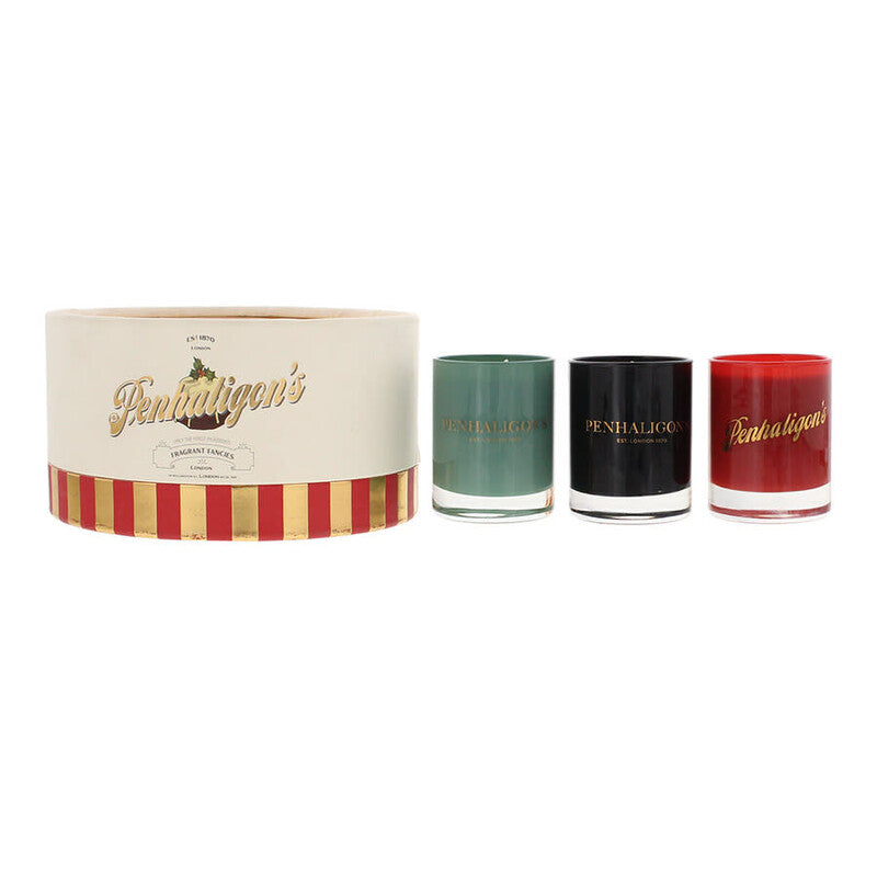 Penhaligon's Unisex Trio Set Candle Christmas Home Trio Gift Set Fragrances - Luxurious Fragrance Available Online in Hong Kong & China