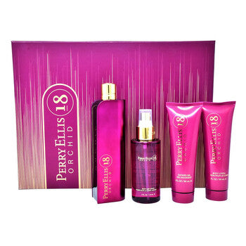 Perry Ellis Ladies 18 Orchid Gift Set - Luxurious Fragrance Available Online in Hong Kong & China