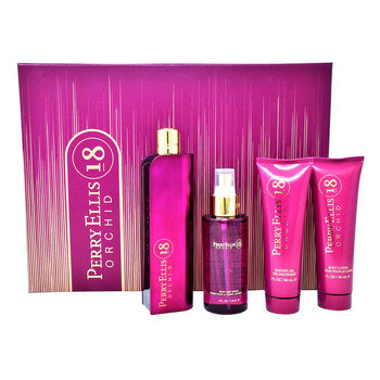 Perry Ellis Ladies 18 Orchid Gift Set Fragrances (Wholesale) - Luxurious Fragrance Available Online in Hong Kong & China