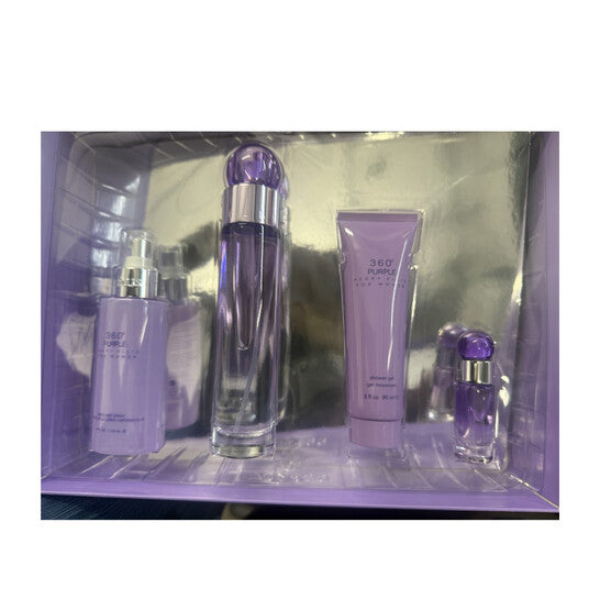 Perry Ellis Ladies 360 Purple for Women Gift Set - Luxurious Fragrance Available Online in Hong Kong & China