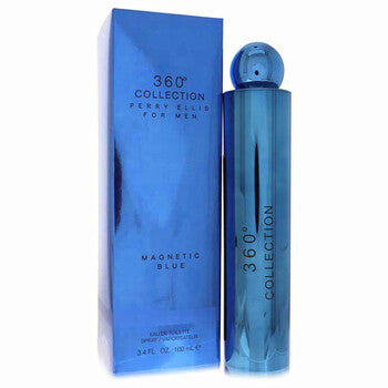 Perry Ellis Men's 360 Collection Magnetic Blue EDT Spray 3.4 oz - Luxurious Fragrance Available Online in Hong Kong & China