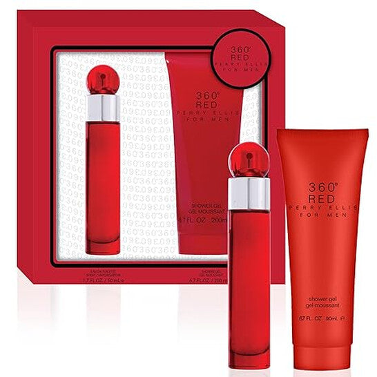 Perry Ellis Men's 360 Red For Men 2pcs EDT Gift Set Fragrances (Wholesale) - Luxurious Fragrance Available Online in Hong Kong & China