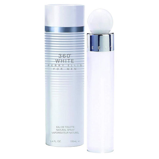 Perry Ellis Men's 360 White EDT Spray 3.4 oz Fragrances - Luxurious Fragrance Available Online in Hong Kong & China
