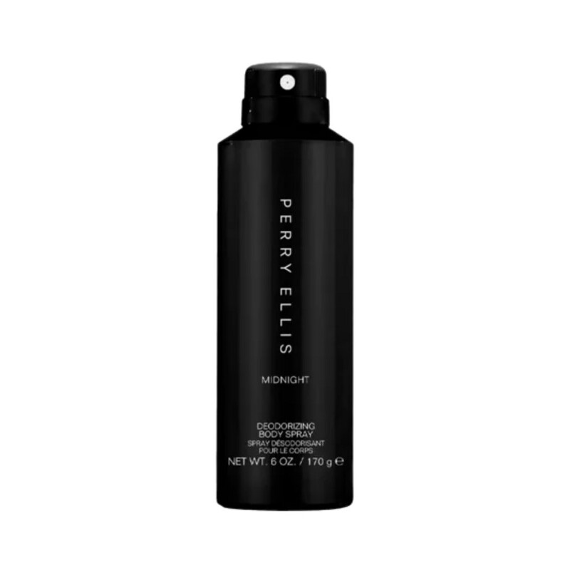 Perry Ellis Men's Midnight Deodorant Spray 6.0 oz Fragrances - Luxurious Fragrance Available Online in Hong Kong & China