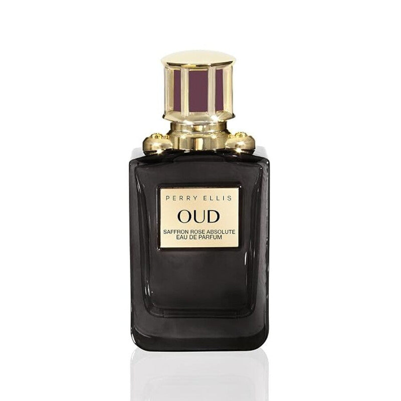 Perry Ellis Men's Oud Saffron Rose Absolute EDP Spray 3.4 oz Fragrances - Luxurious Fragrance Available Online in Hong Kong & China