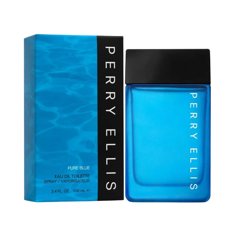 Perry Ellis Men's Pure Blue EDT Spray 3.4 oz Fragrances - Luxurious Fragrance Available Online in Hong Kong & China