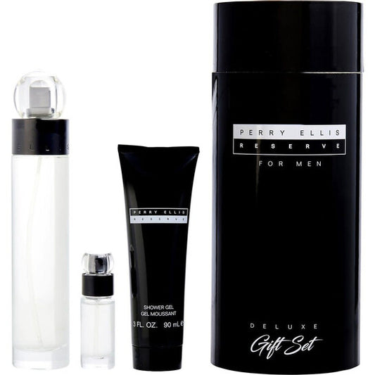 Perry Ellis Men's Reserve 3pcs EDT Gift Set Fragrances (Wholesale) - Luxurious Fragrance Available Online in Hong Kong & China
