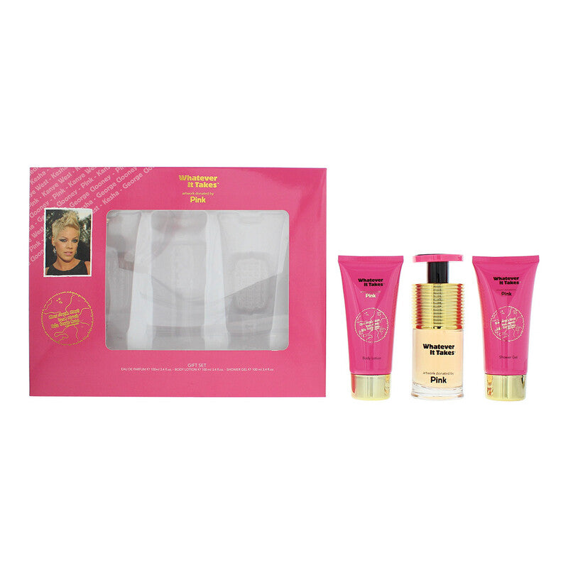 Whatever It Takes Ladies Pink Gift Set Fragrances (Wholesale) - Luxurious Fragrance Available Online in Hong Kong & China