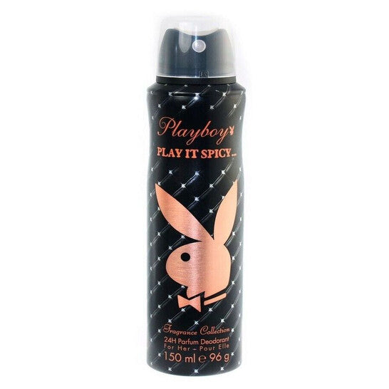 Playboy Ladies Play It Spicy Deodorant Body Spray Spray 5 oz - Luxurious Fragrance Available Online in Hong Kong & China