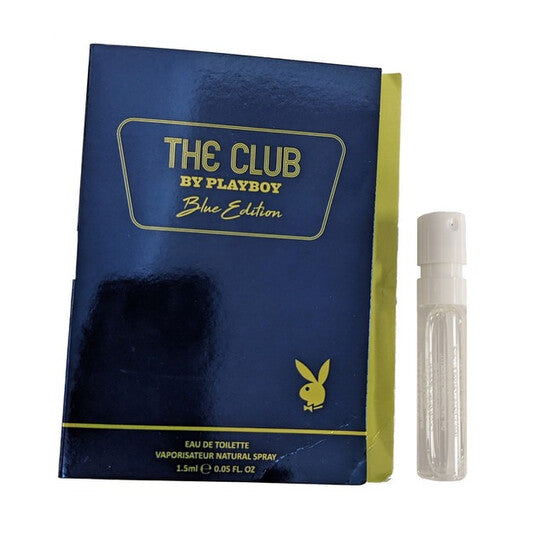 Playboy Men's The Club Blue Edition EDT Spray 0.05 oz Fragrances - Luxurious Fragrance Available Online in Hong Kong & China