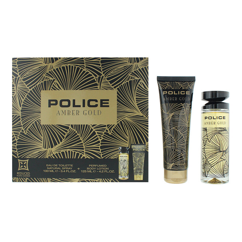 Police Ladies Amber Gold Gift Set Fragrances - Luxurious Fragrance Available Online in Hong Kong & China