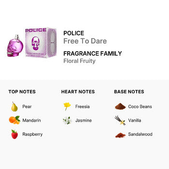 Police Ladies Free To Dare EDP Spray 4.2 oz - Luxurious Fragrance Available Online in Hong Kong & China