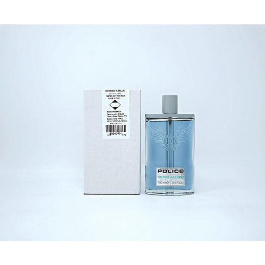 Police Men's Contemporary Silver Allure EDT Spray 3.4 oz (Tester) Fragrances (Wholesale) - Luxurious Fragrance Available Online in Hong Kong & China